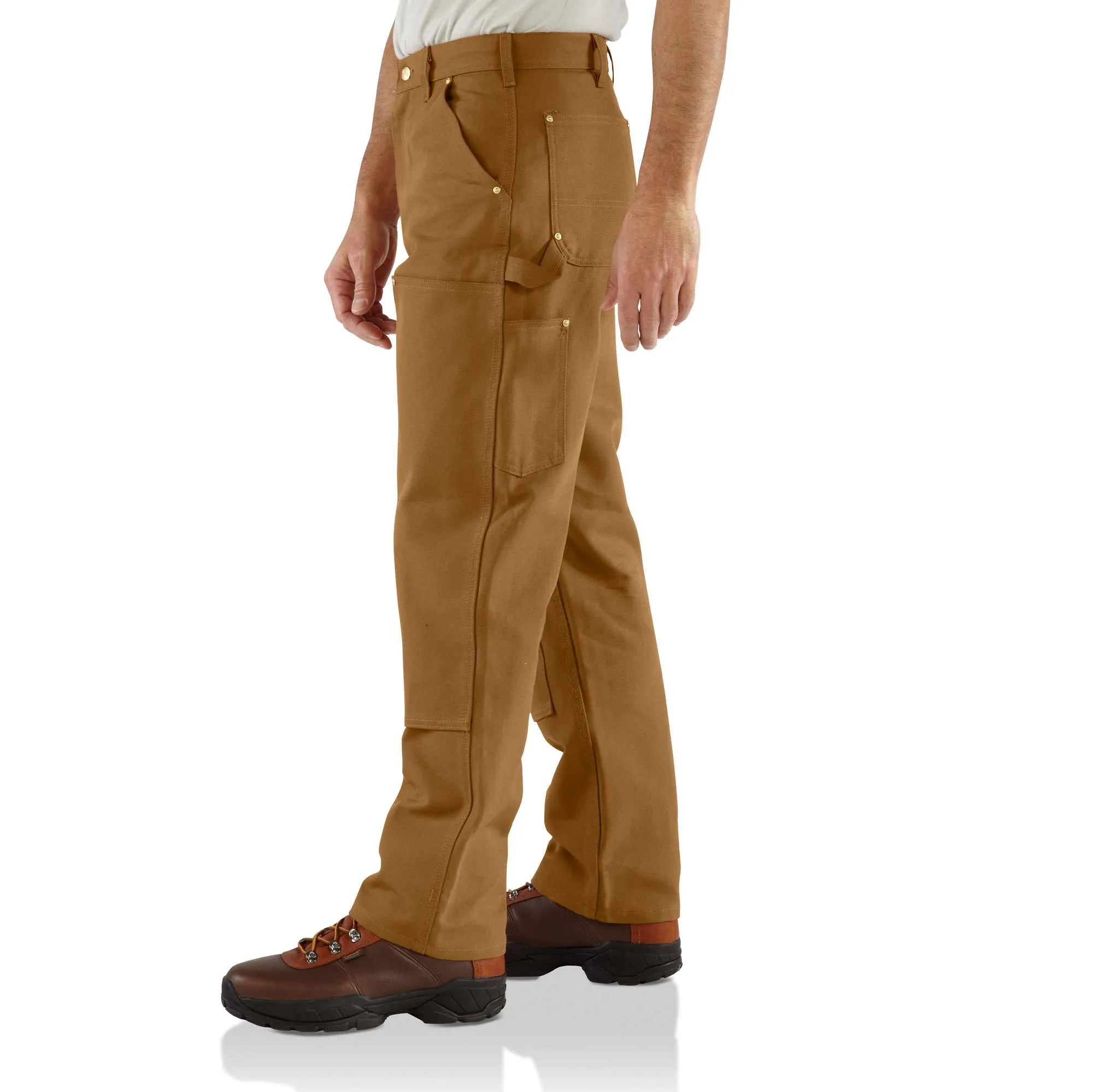 Loose Fit Firm Duck Double-Front Utility Work Pant