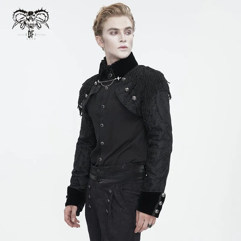 Men's Gothic Tassels Swallow-tailed Jacket