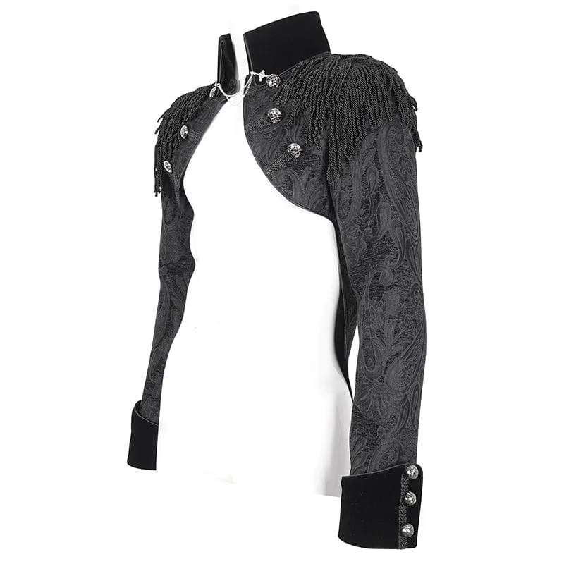 Men's Gothic Tassels Swallow-tailed Jacket