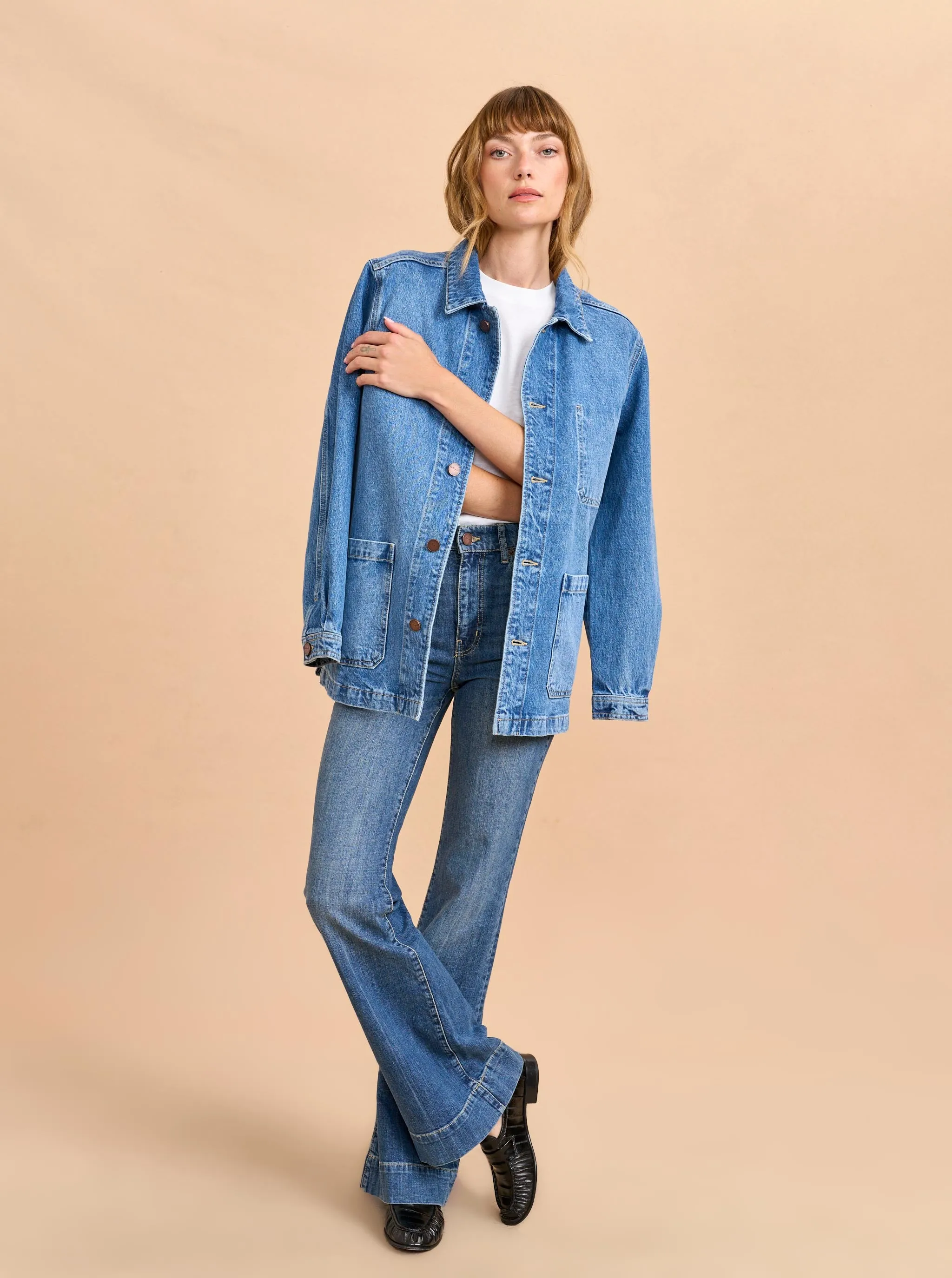 Mer High-Rise Flare Jean