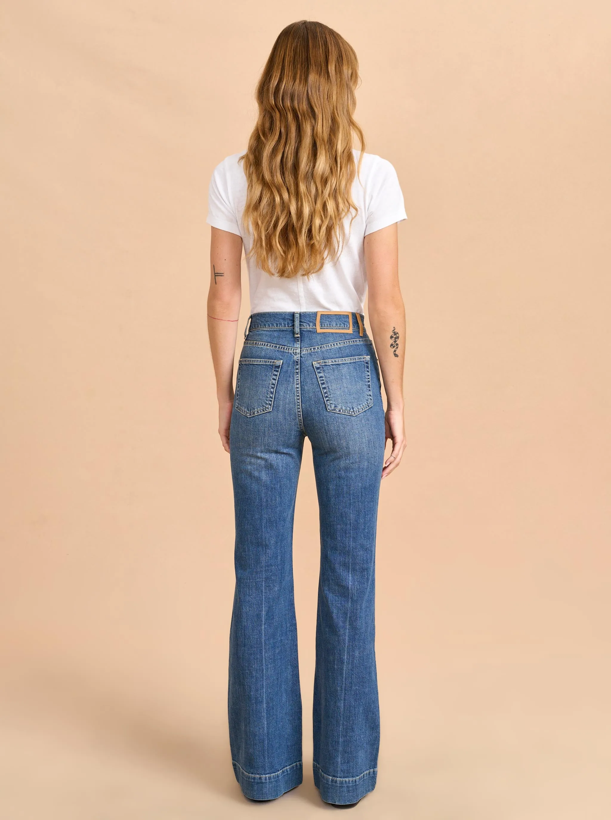 Mer High-Rise Flare Jean