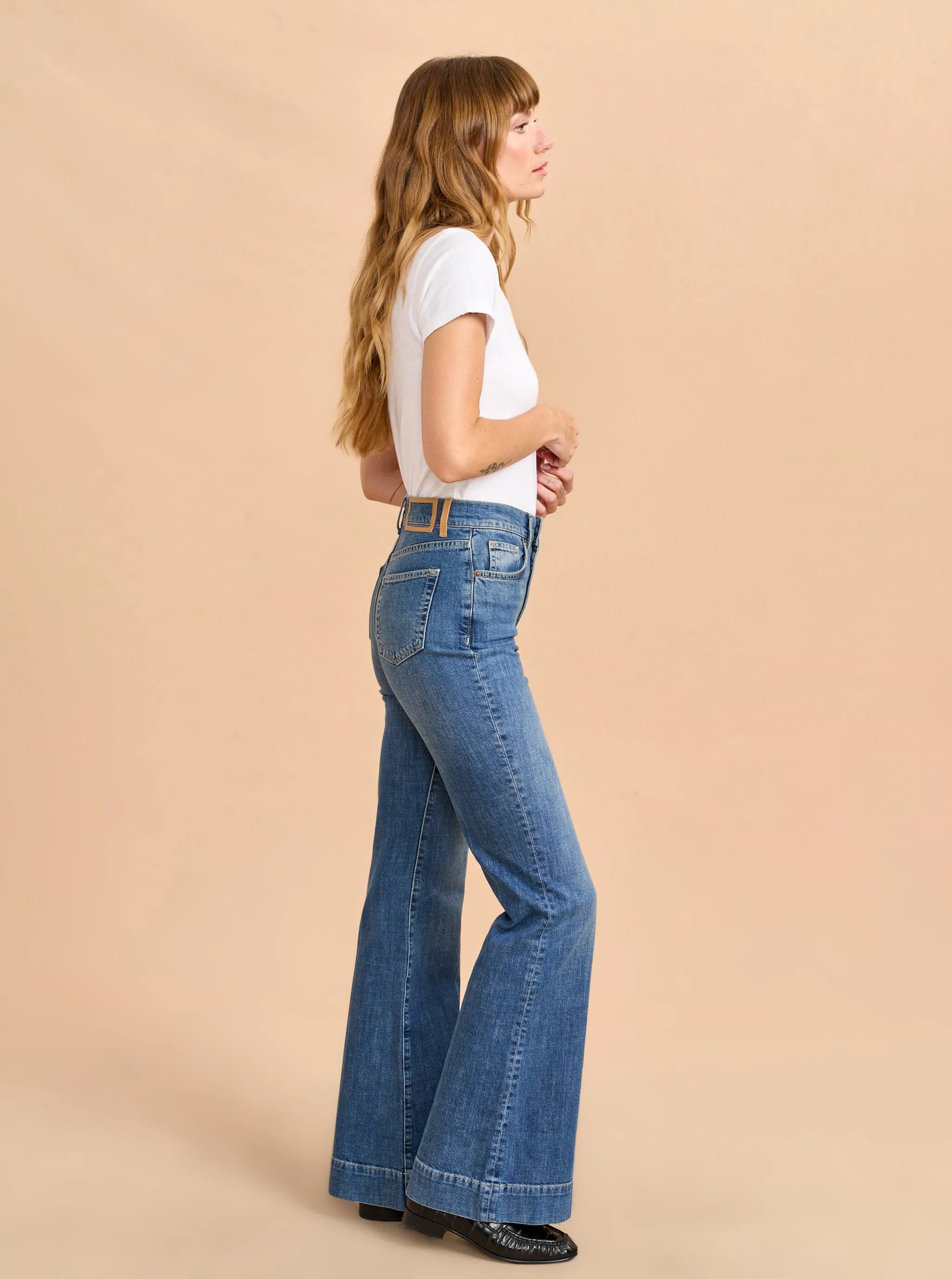 Mer High-Rise Flare Jean