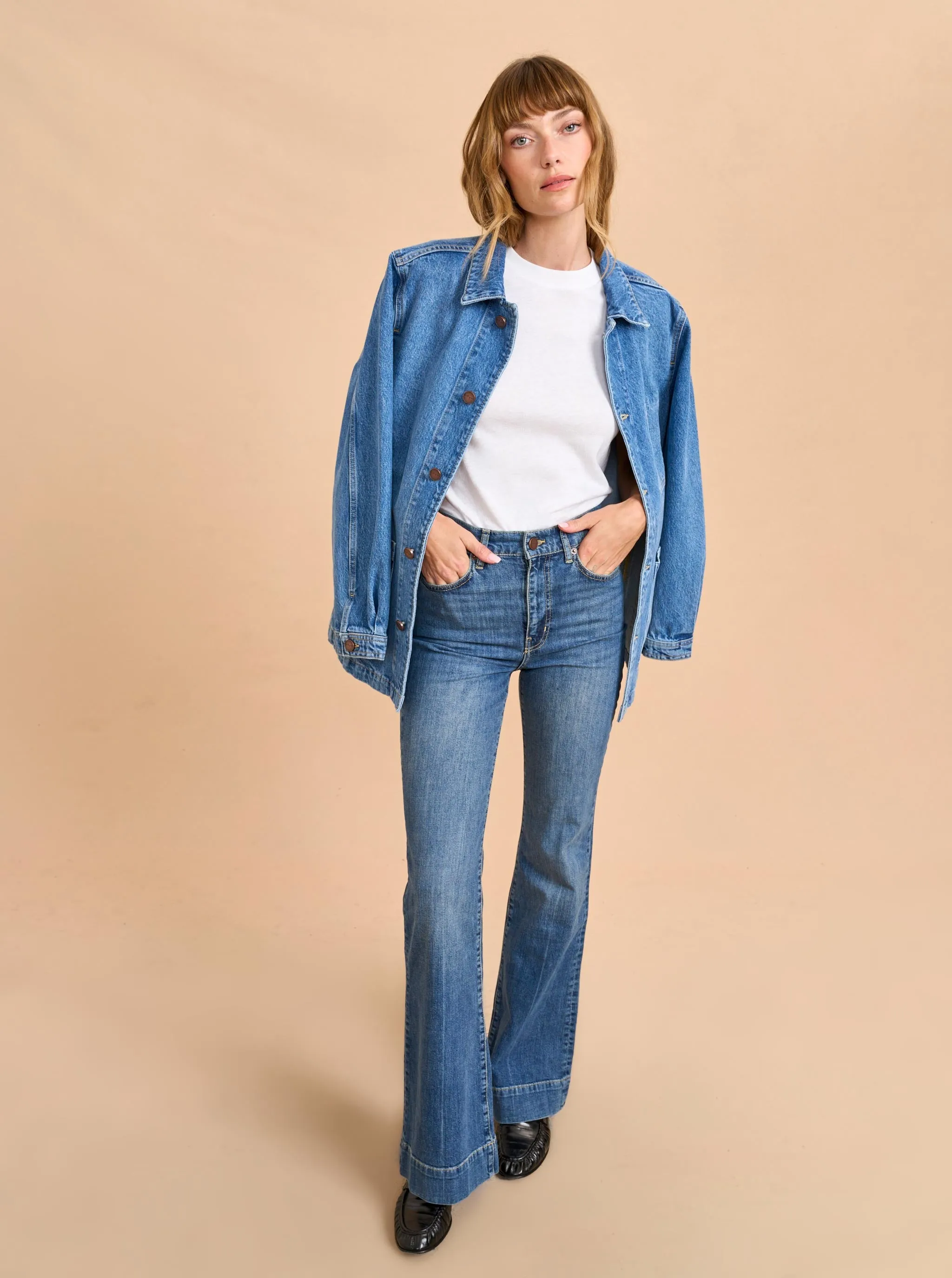 Mer High-Rise Flare Jean