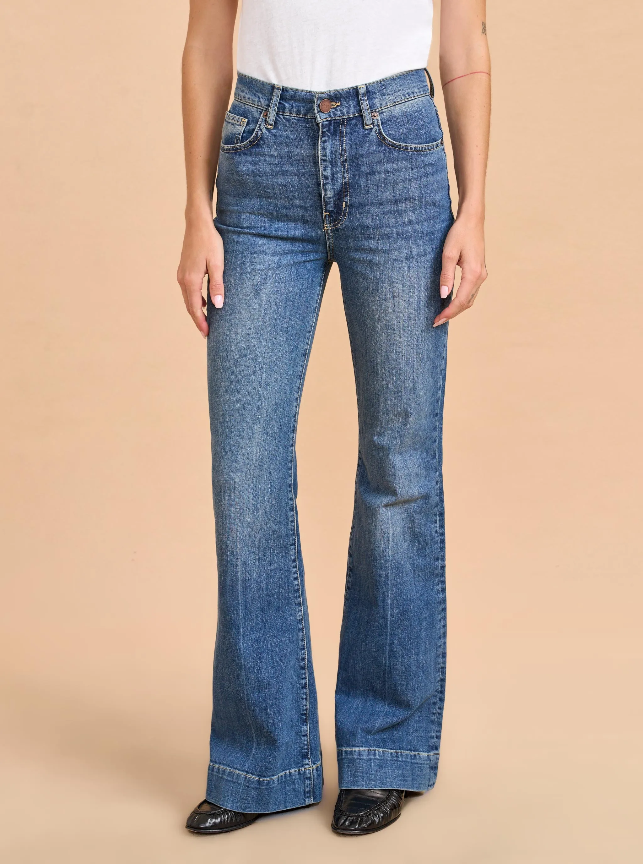 Mer High-Rise Flare Jean