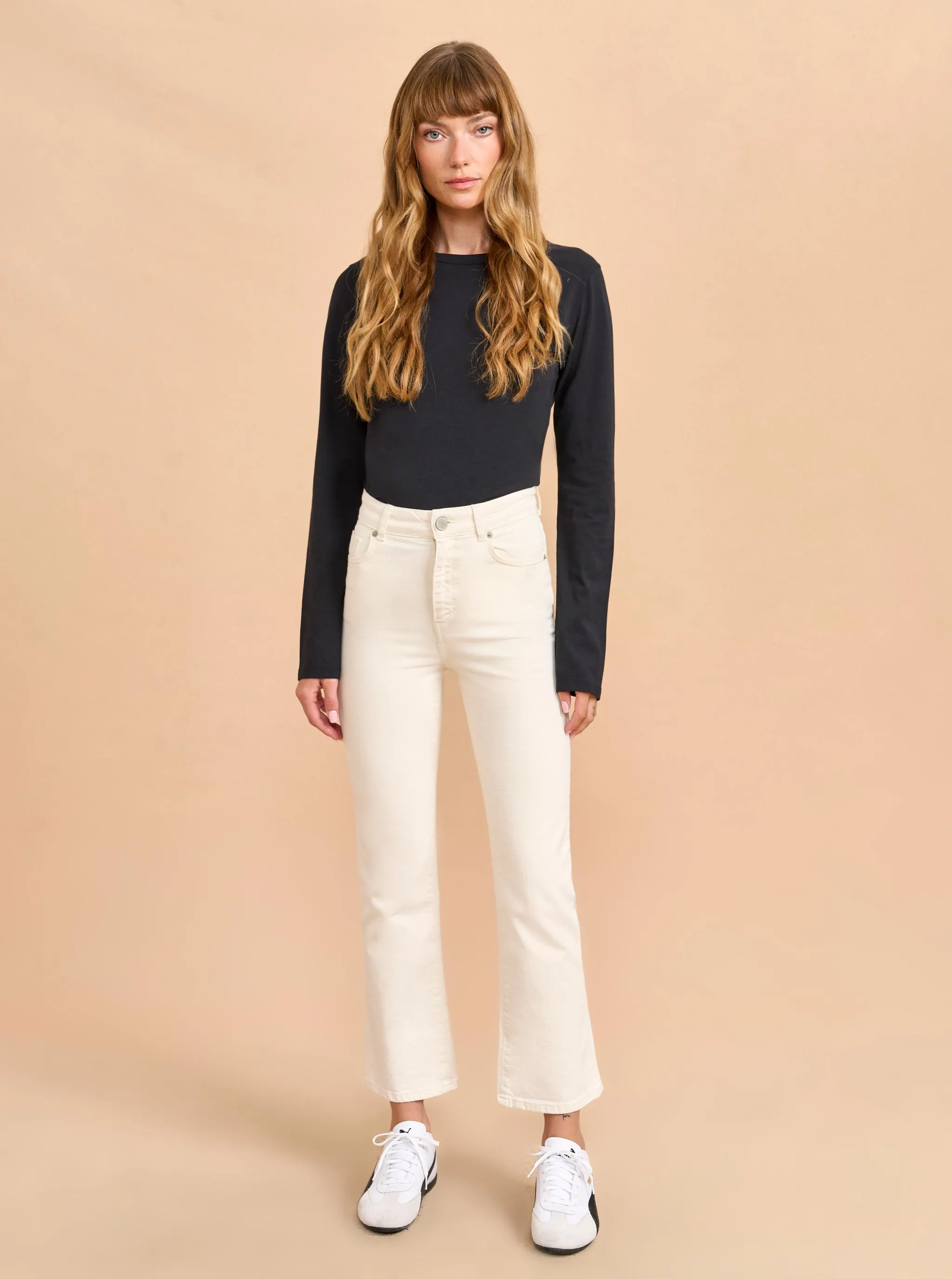 Meredith High-Rise Cropped Flare Jean