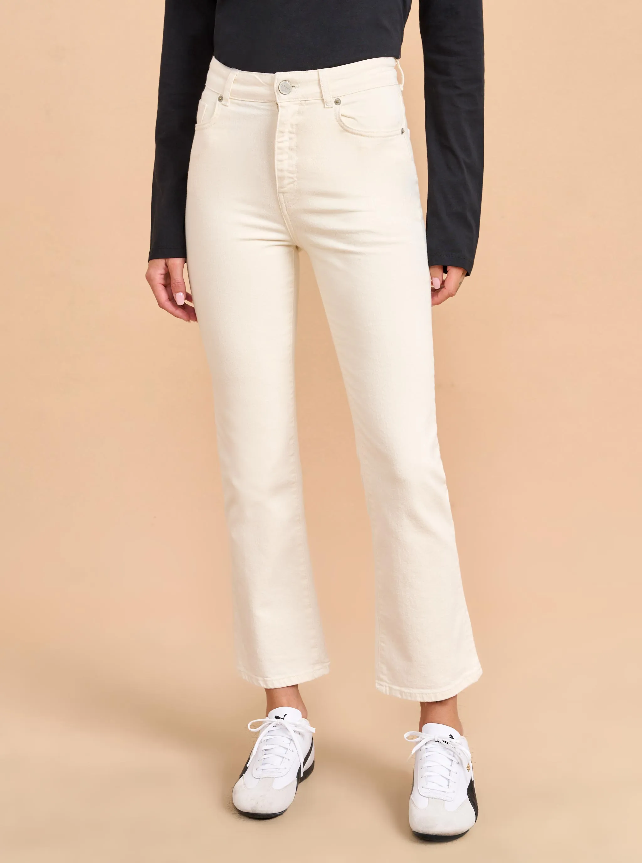 Meredith High-Rise Cropped Flare Jean