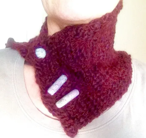 Mikado, crochet neck warmer pattern