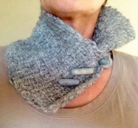 Mikado, crochet neck warmer pattern