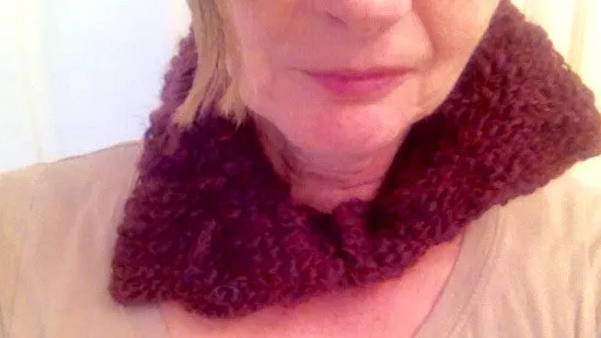 Mikado, crochet neck warmer pattern