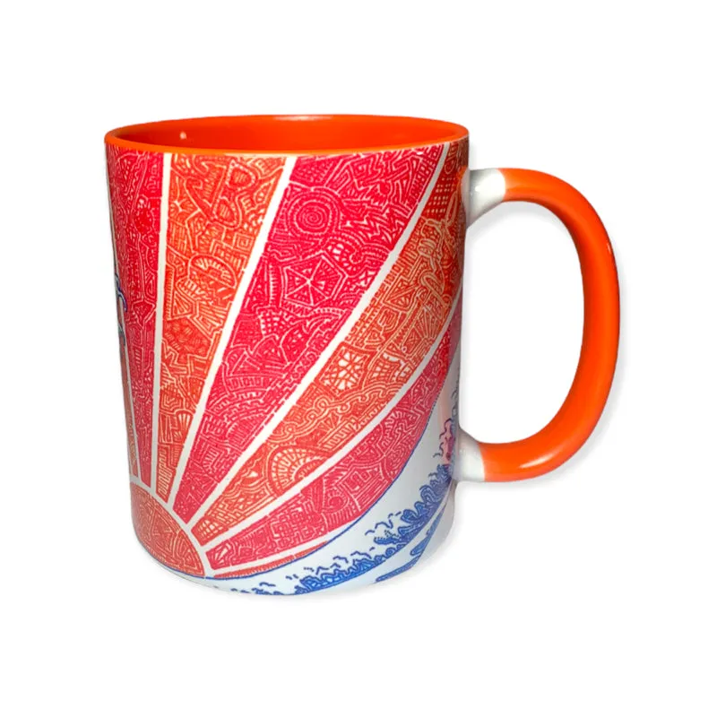 Mugs - Off California (Red/Orange)