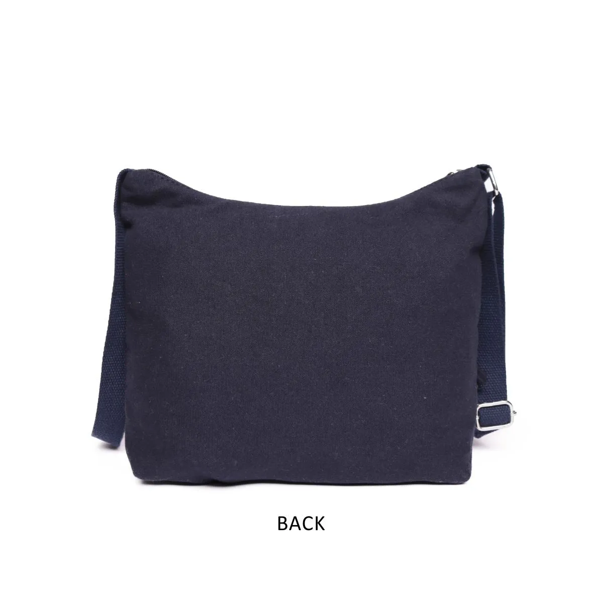 Navy Dhurry/Canvas  Sling Bag Medium Size