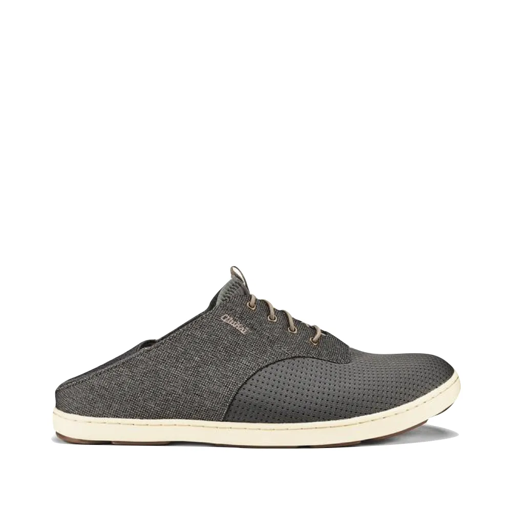 OluKai Men's Nohea Moku Mesh Slip On in Charcoal