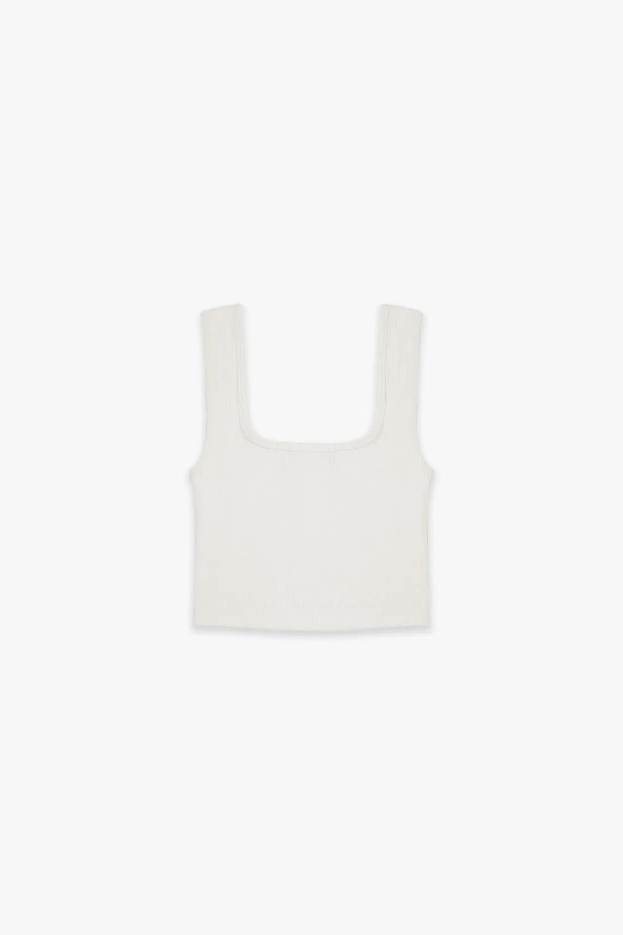 Organic Cotton & Bamboo Ribbed Strap Top