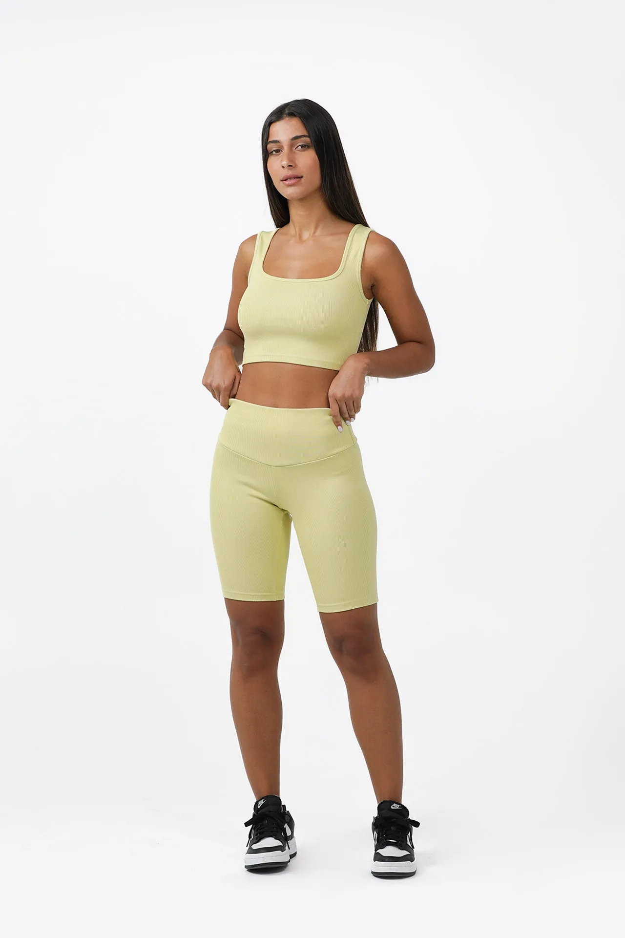 Organic Cotton & Bamboo Ribbed Strap Top