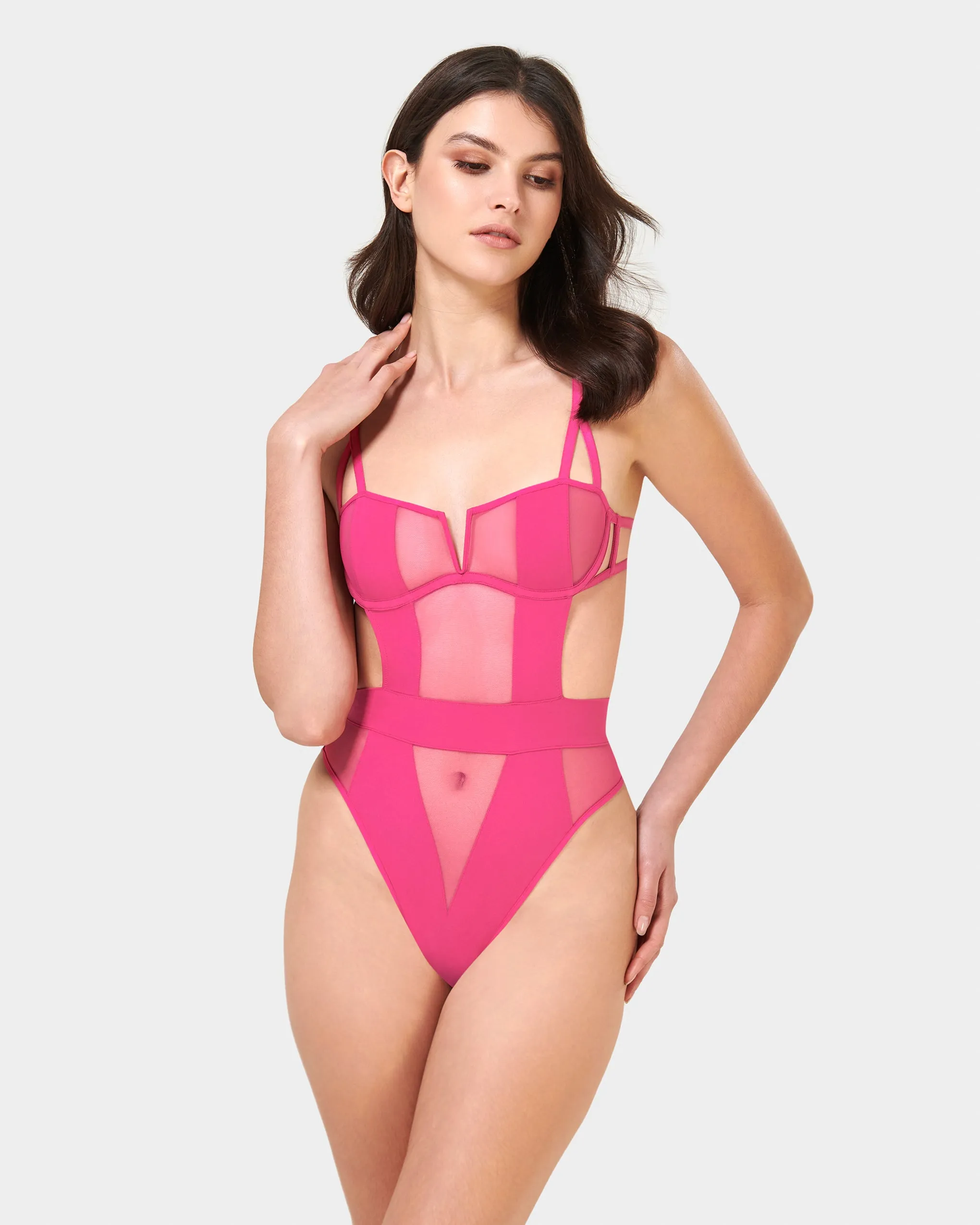 Orla Wired Body Fuchsia Pink