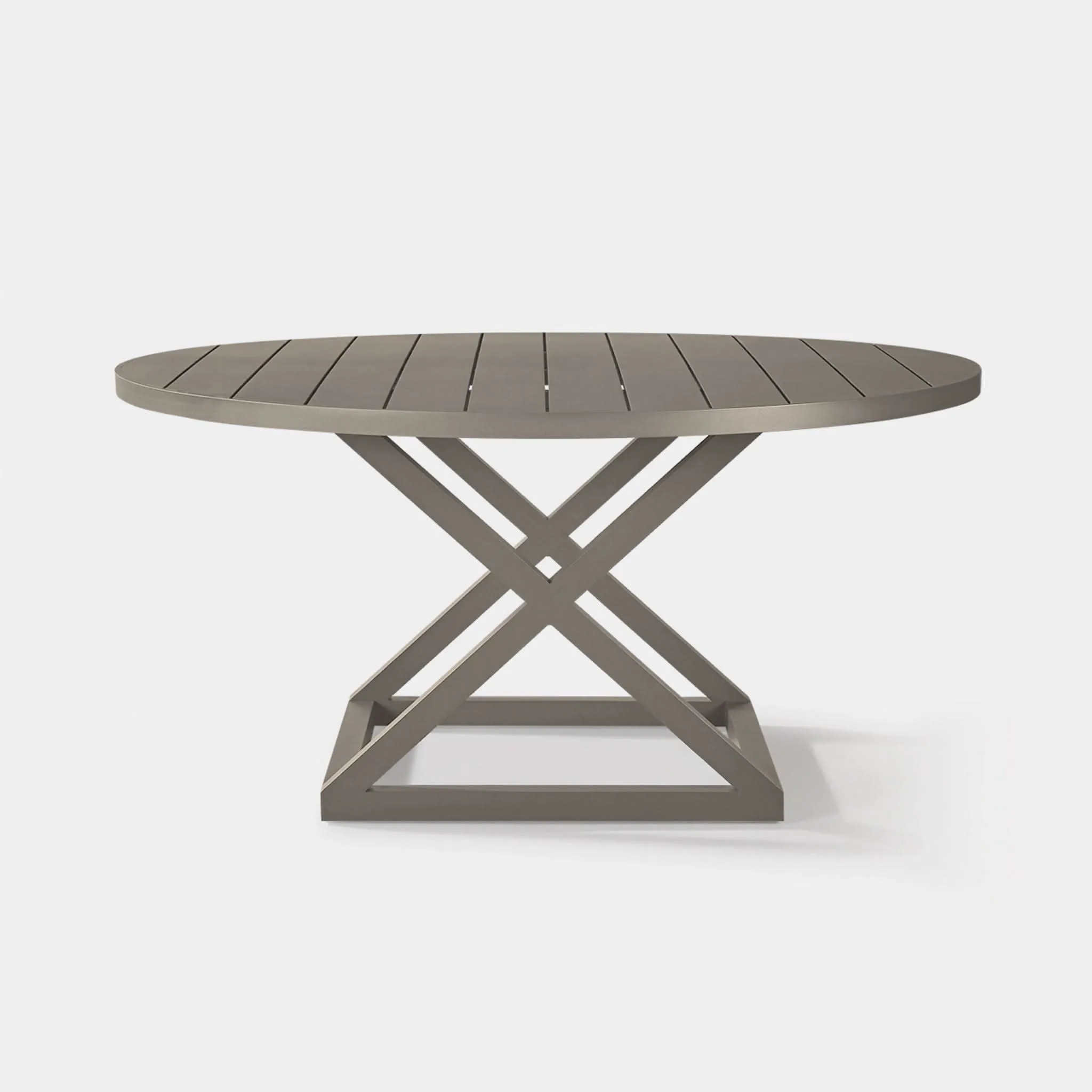 Pacific Aluminum Round Dining Table 60"