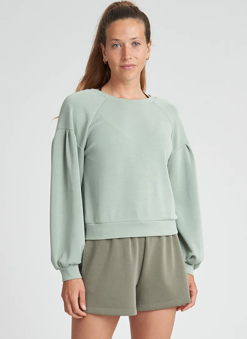 Pleated Pullover