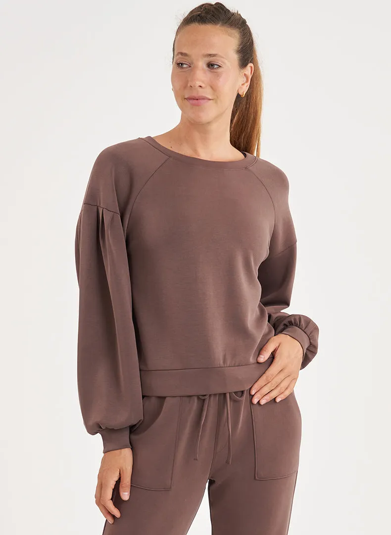 Pleated Pullover