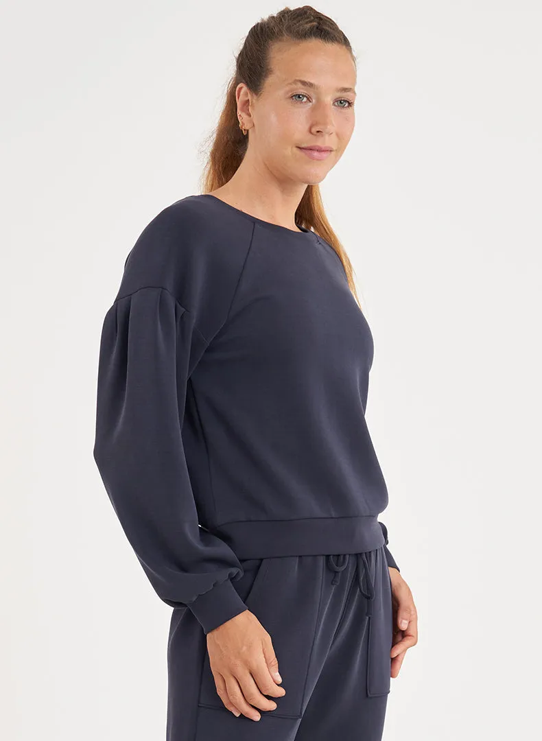 Pleated Pullover