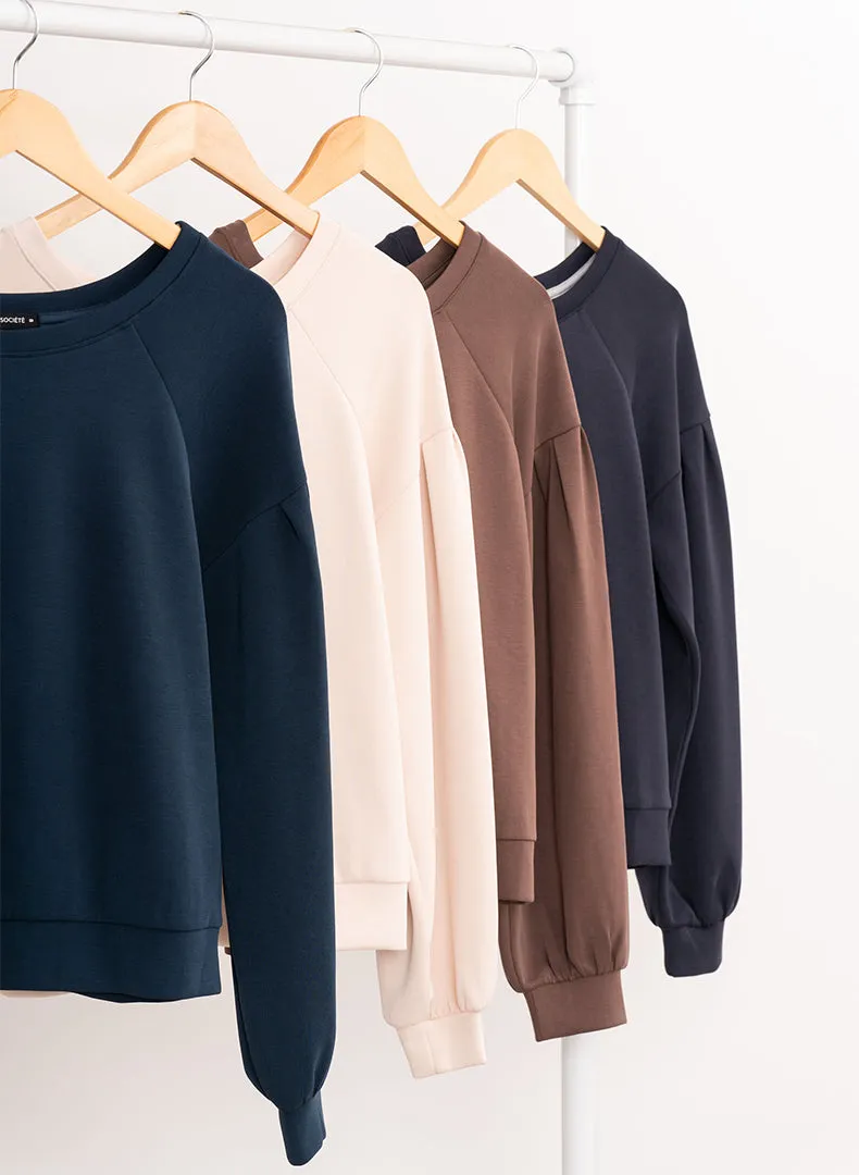 Pleated Pullover