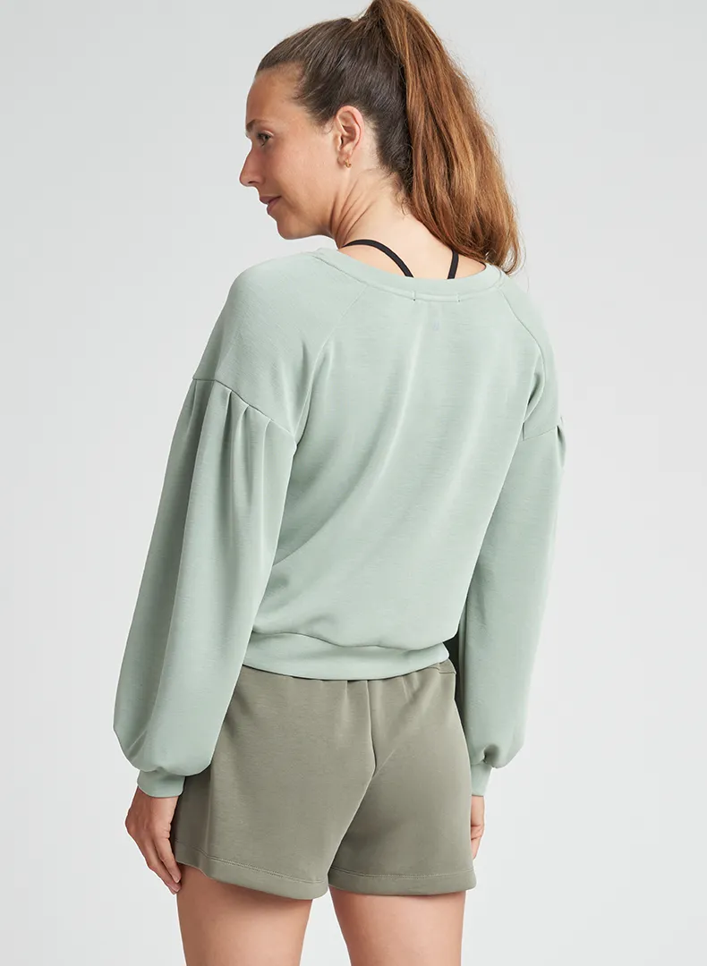 Pleated Pullover