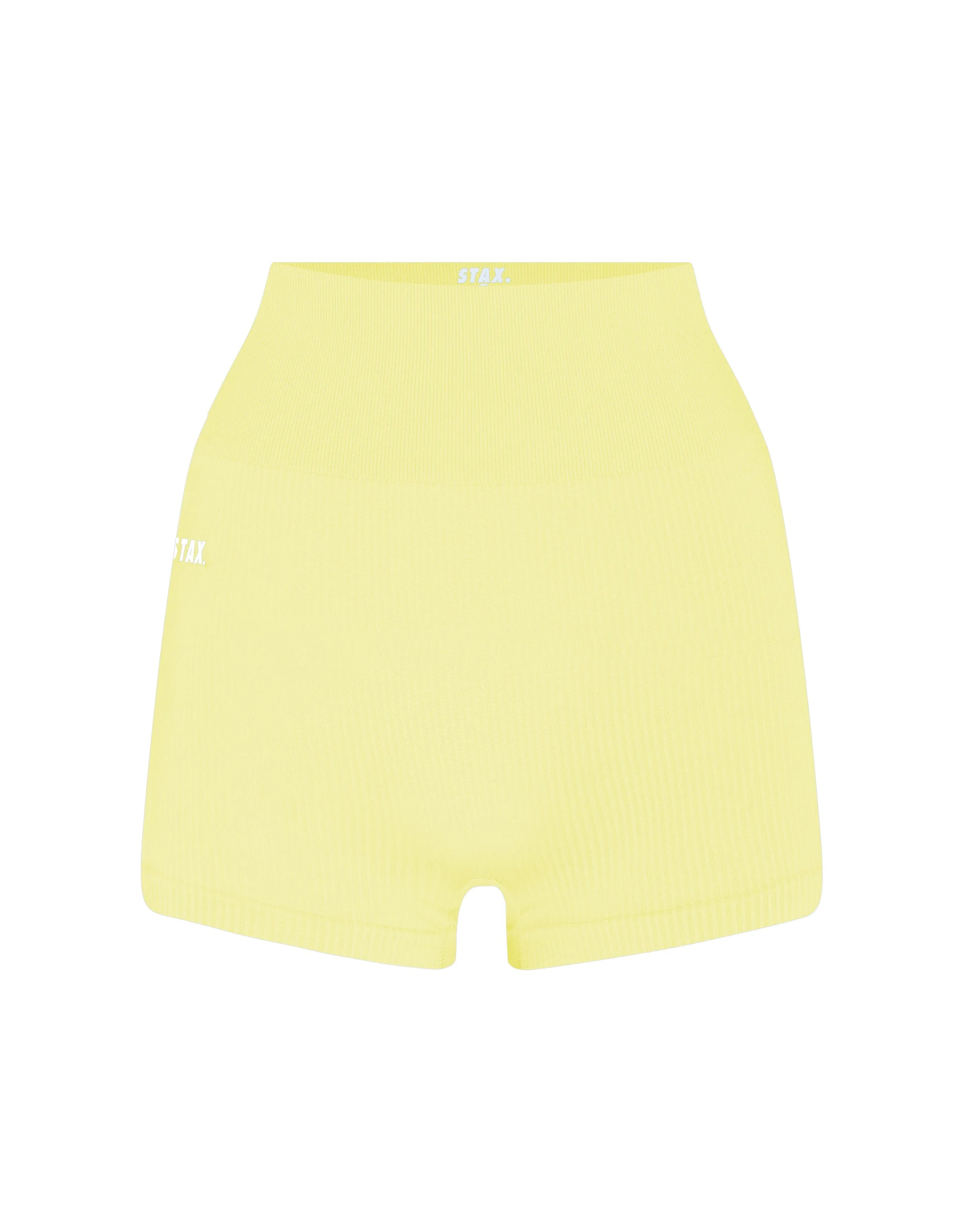 Premium Seamless Mini Lounge Shorts V5.1 - Lemon