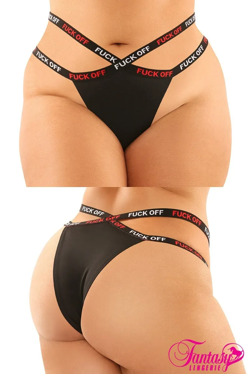 "Fuck Off" Buddy Panty Pack