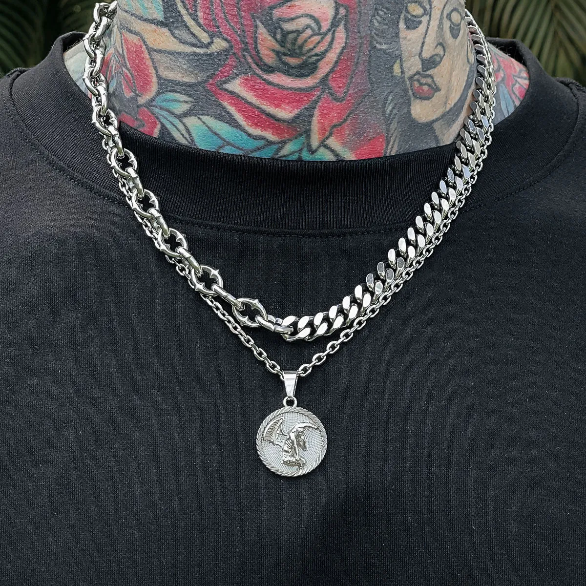 "Split" Cathedral Cuban Chain (Adjustable)