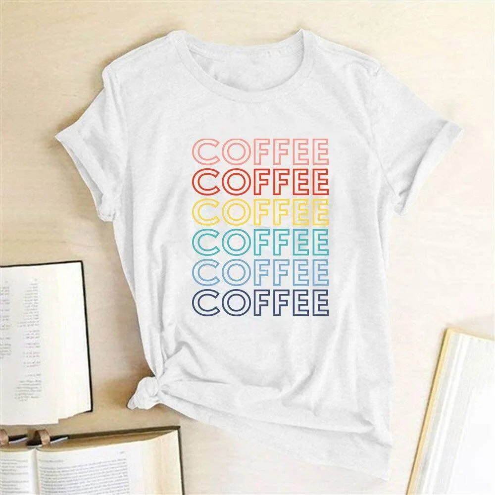 Rainbow Coffee Tee