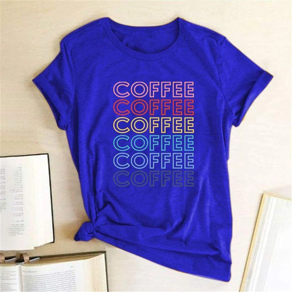 Rainbow Coffee Tee