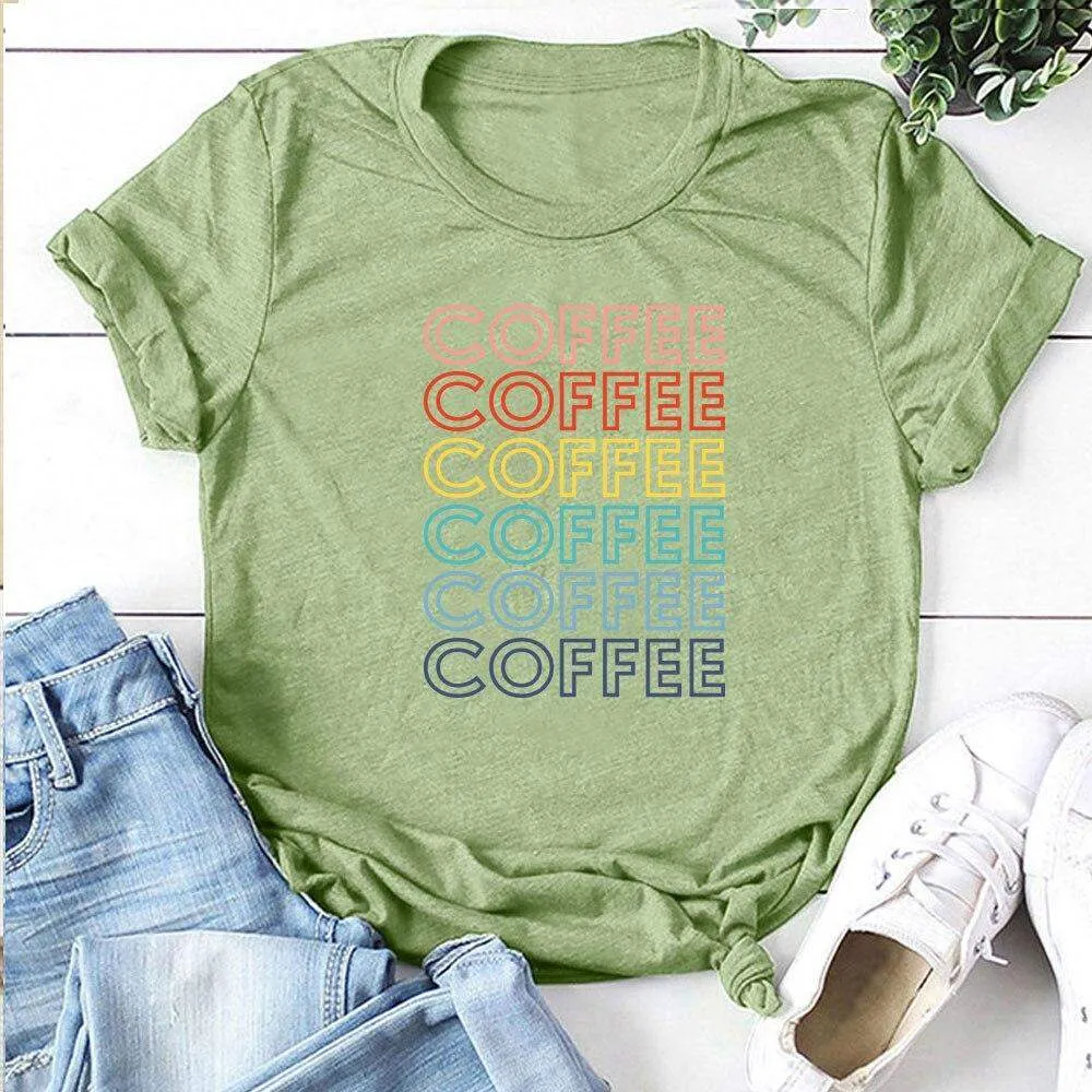 Rainbow Coffee Tee