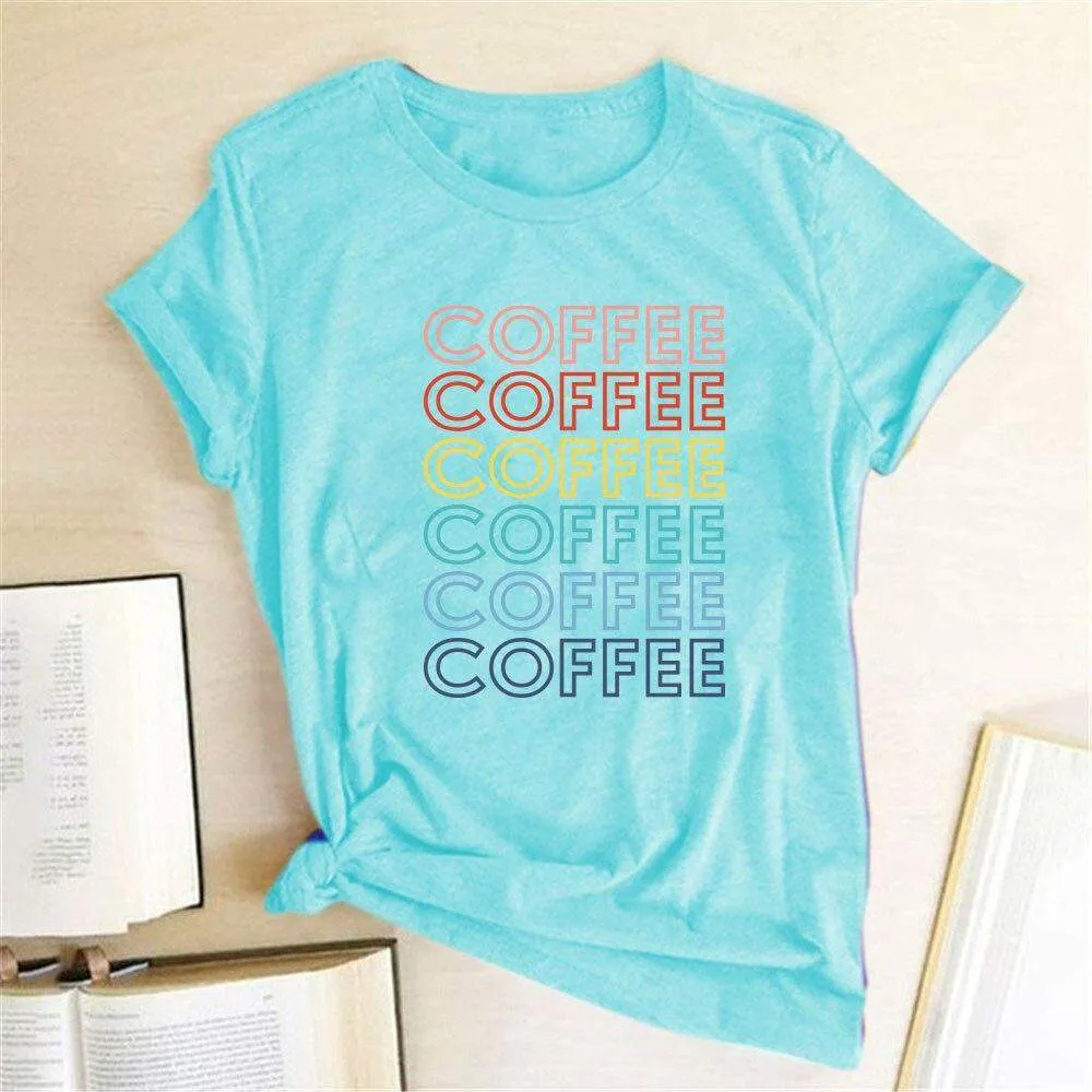 Rainbow Coffee Tee