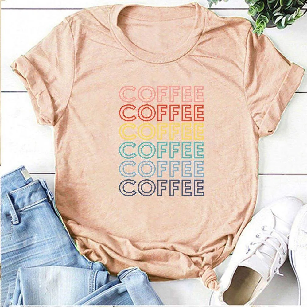 Rainbow Coffee Tee