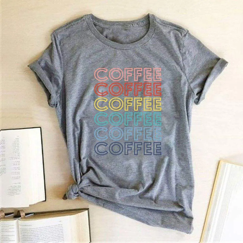 Rainbow Coffee Tee