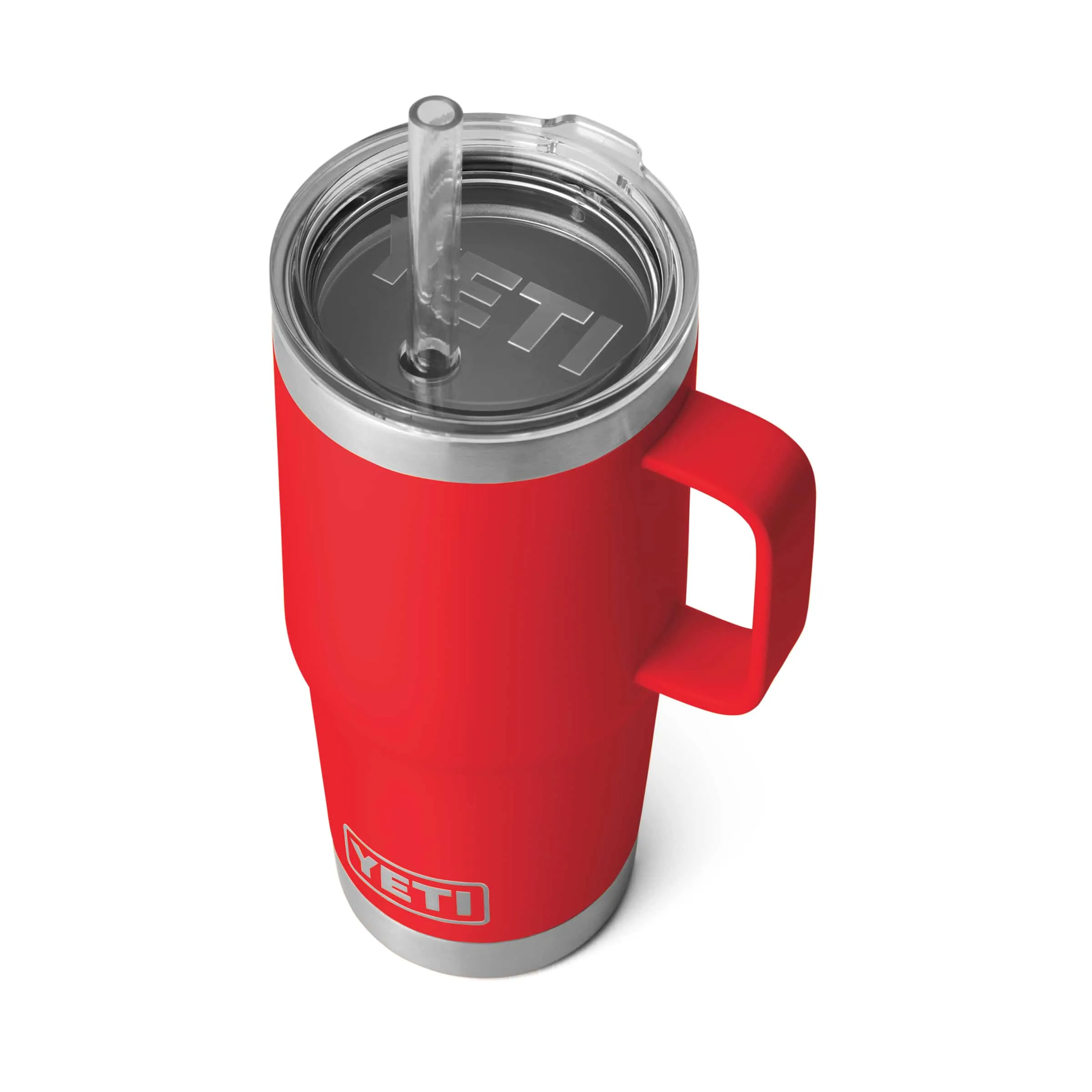 Rambler 25 oz Straw Mug Rescue Red