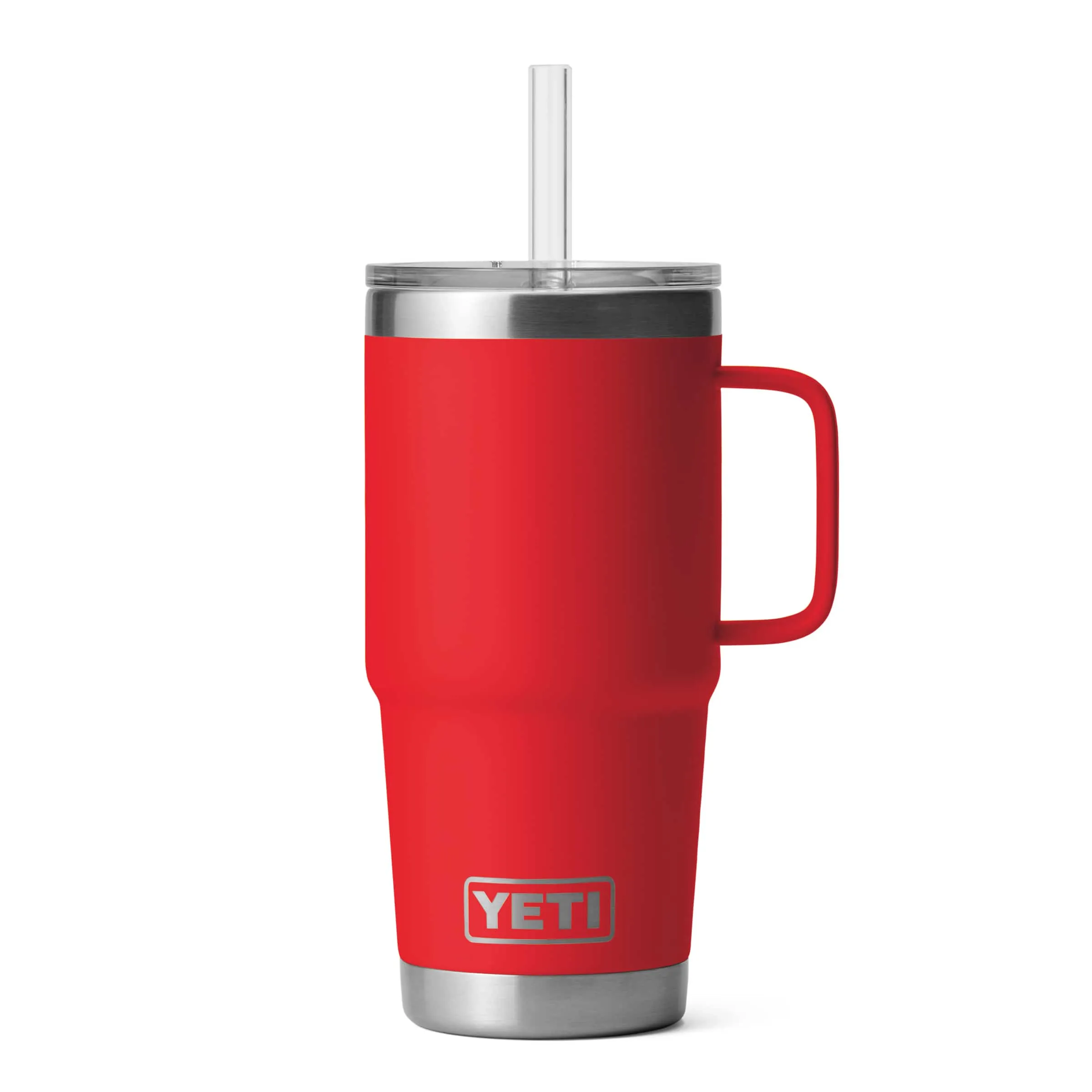 Rambler 25 oz Straw Mug Rescue Red