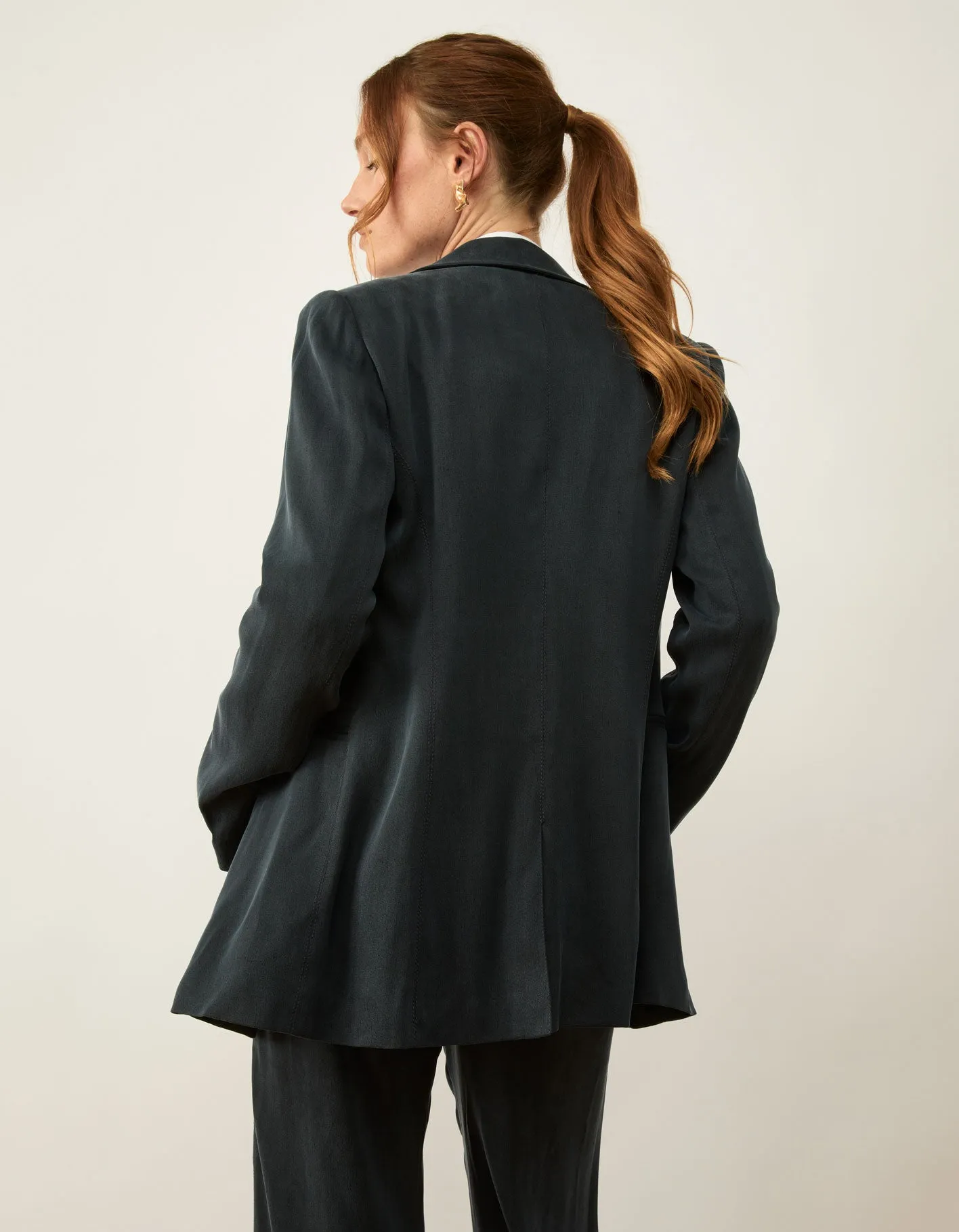 Relaxed Longline Blazer