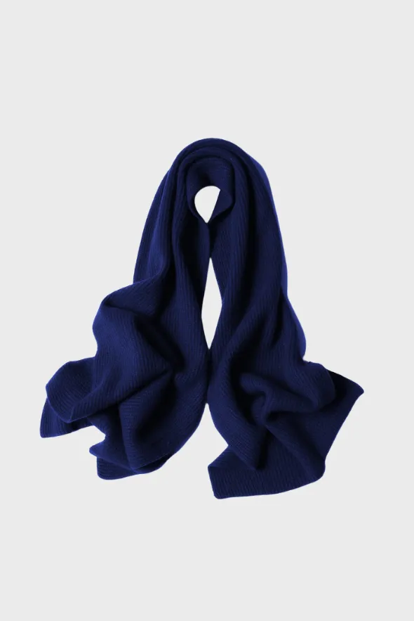 Ribbed Cashmere Scarf