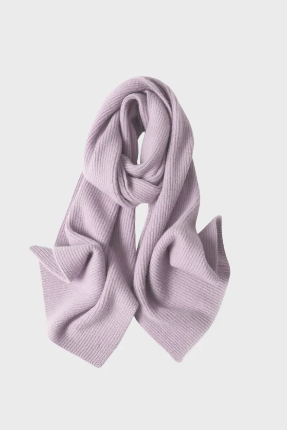 Ribbed Cashmere Scarf