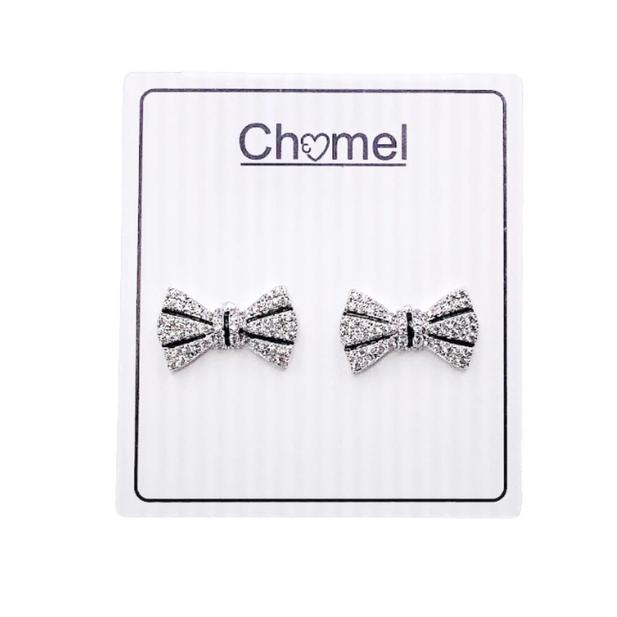 Ribbon Cubic Zirconia Earring