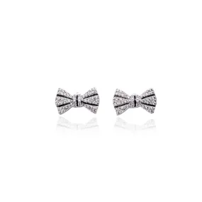 Ribbon Cubic Zirconia Earring