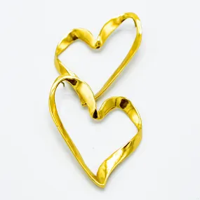 Ribbon Heart Earrings