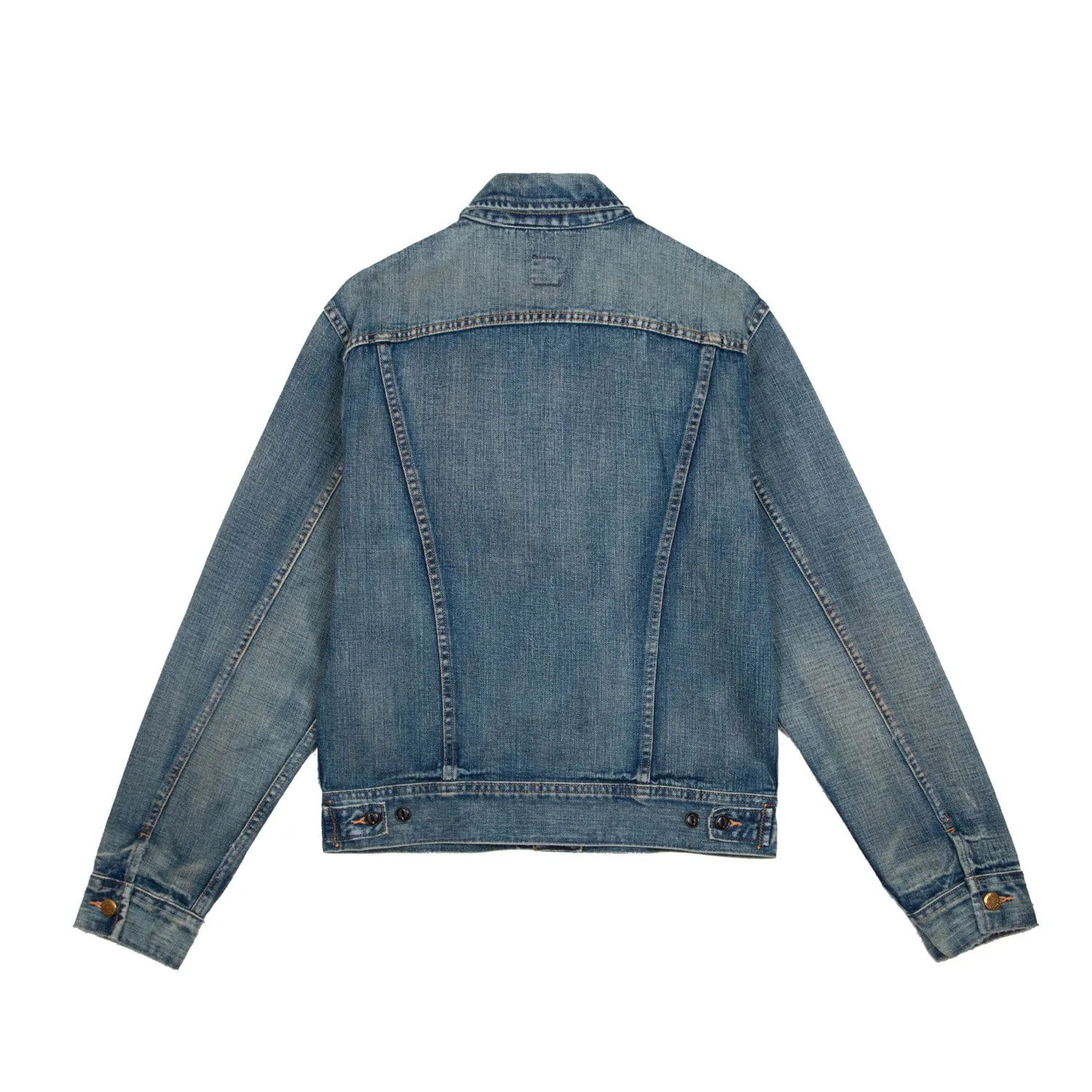 RRL Leeland Indigo Denim Trucker Jacket