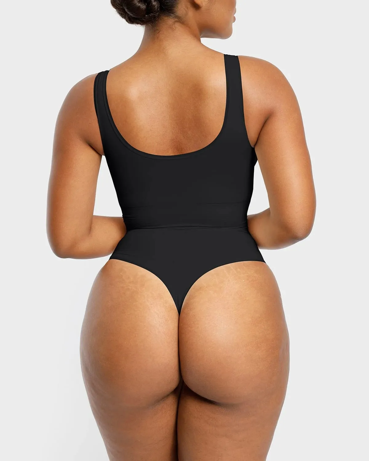 Scoop Tank Thong Bodysuit