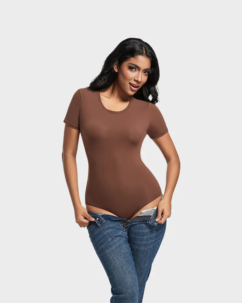 SheCurve®Comfy Sculpt Round Neck T-Shirt Bodysuit