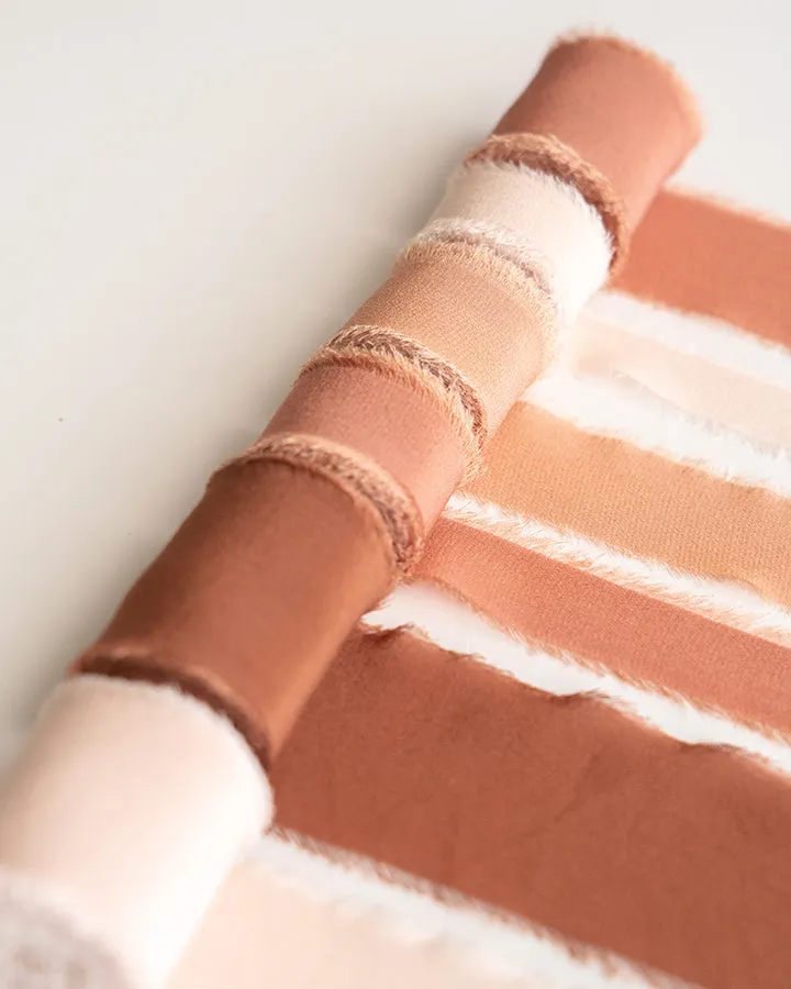 Silk Classic Ribbon in Terra Cotta