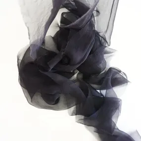 Silk Gossamer Ribbon in Charcoal