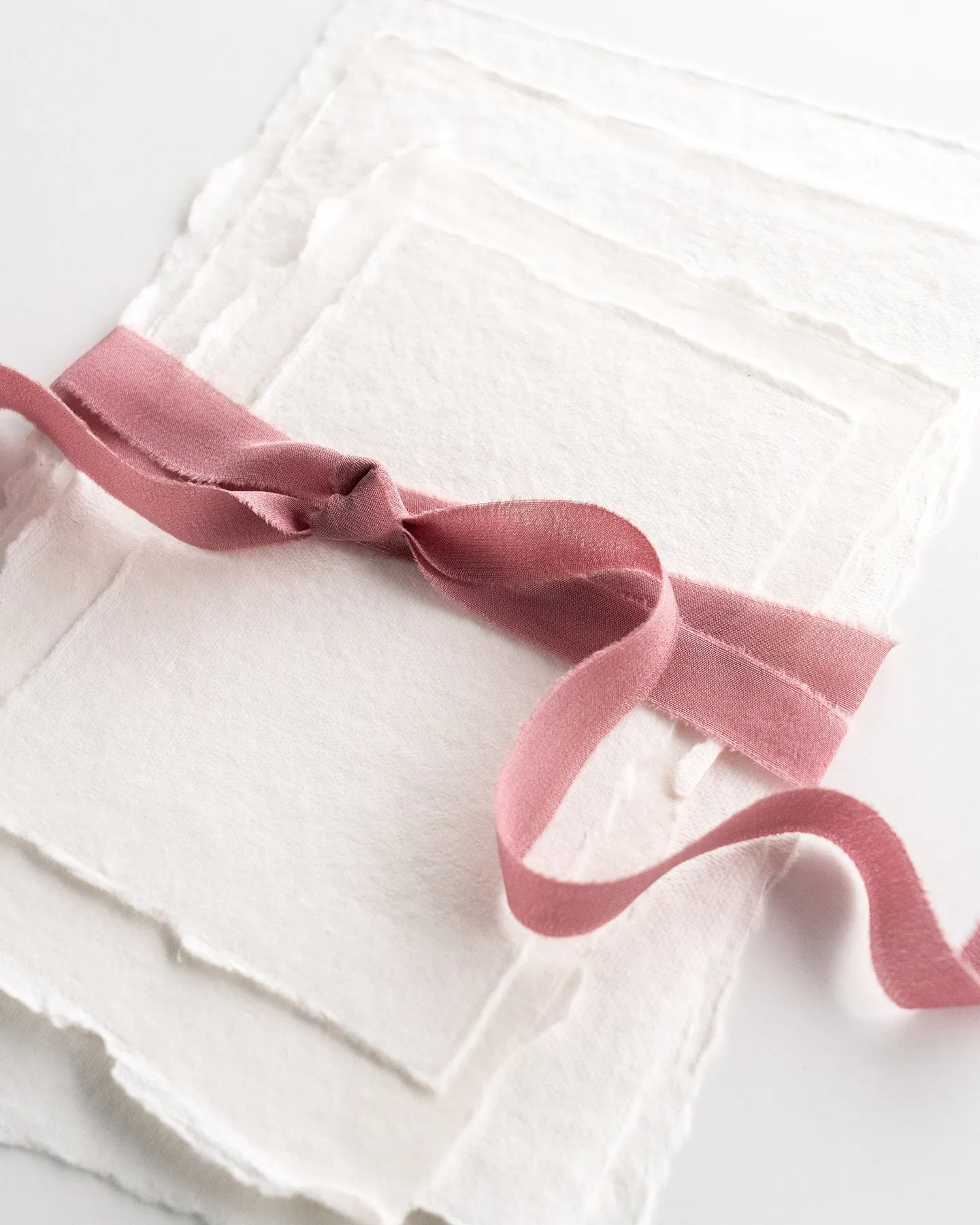 Silk Ribbon Trim in Rose