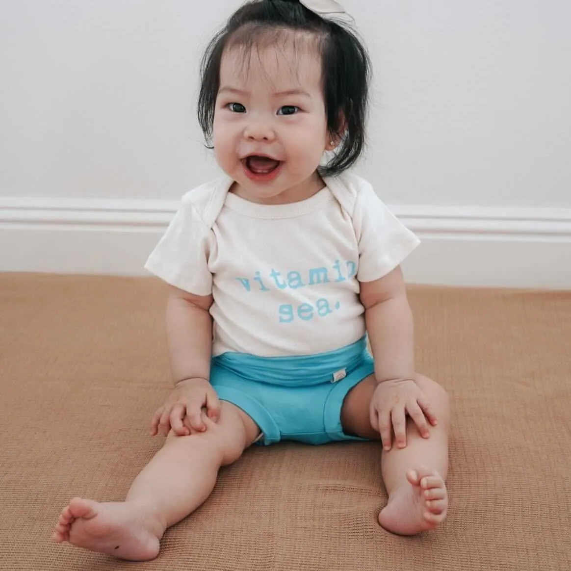 Size 5T | Bamboo Bloomer Bummies | Aqua