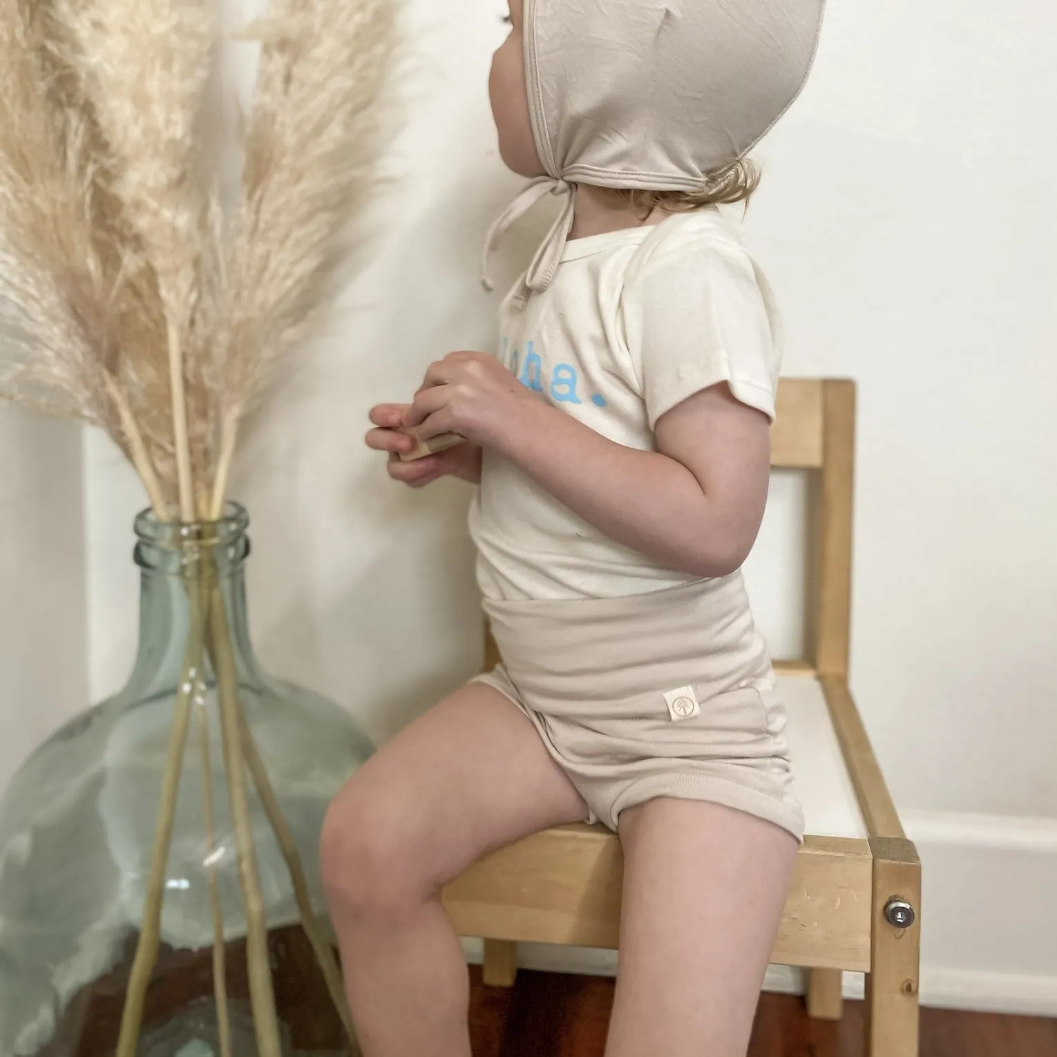 Size 5T | Bamboo Bloomers Bummies - Sand